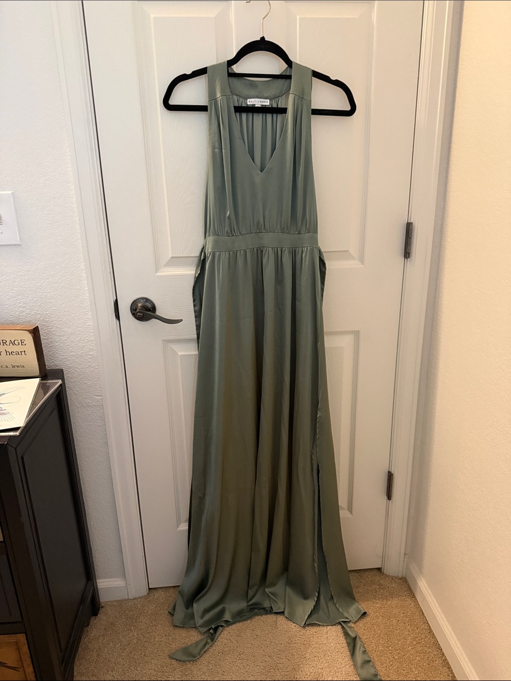 Baltic Born Olive Green Maxi Dress
